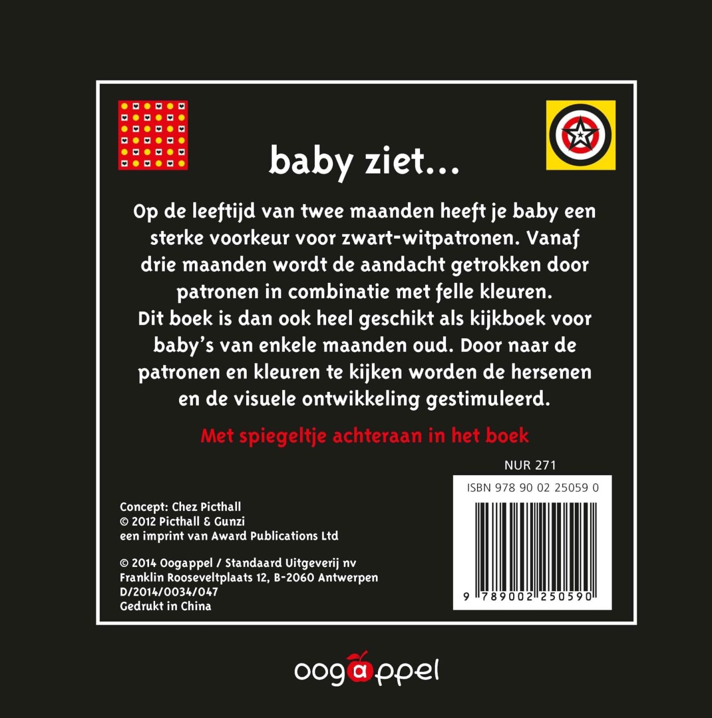 Centraal Boekhuis - Kijkboek met Spiegeltje (0-6 maanden)