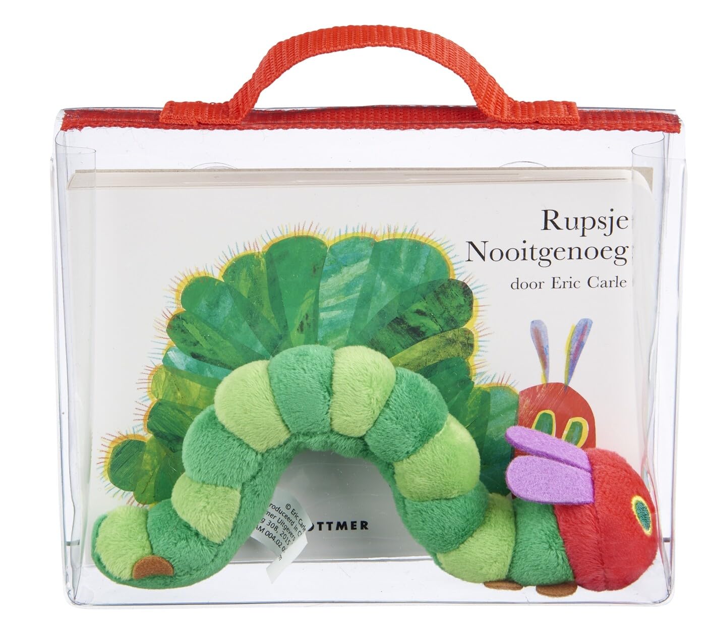Gottmer Uitgevers Groep - Rupsje Nooitgenoeg Kartonboek + Knuffel