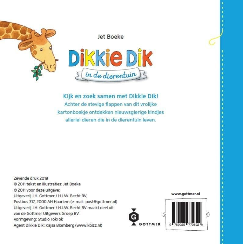 Gottmer Uitgevers Groep - Dikkie Dik in de dierentuin