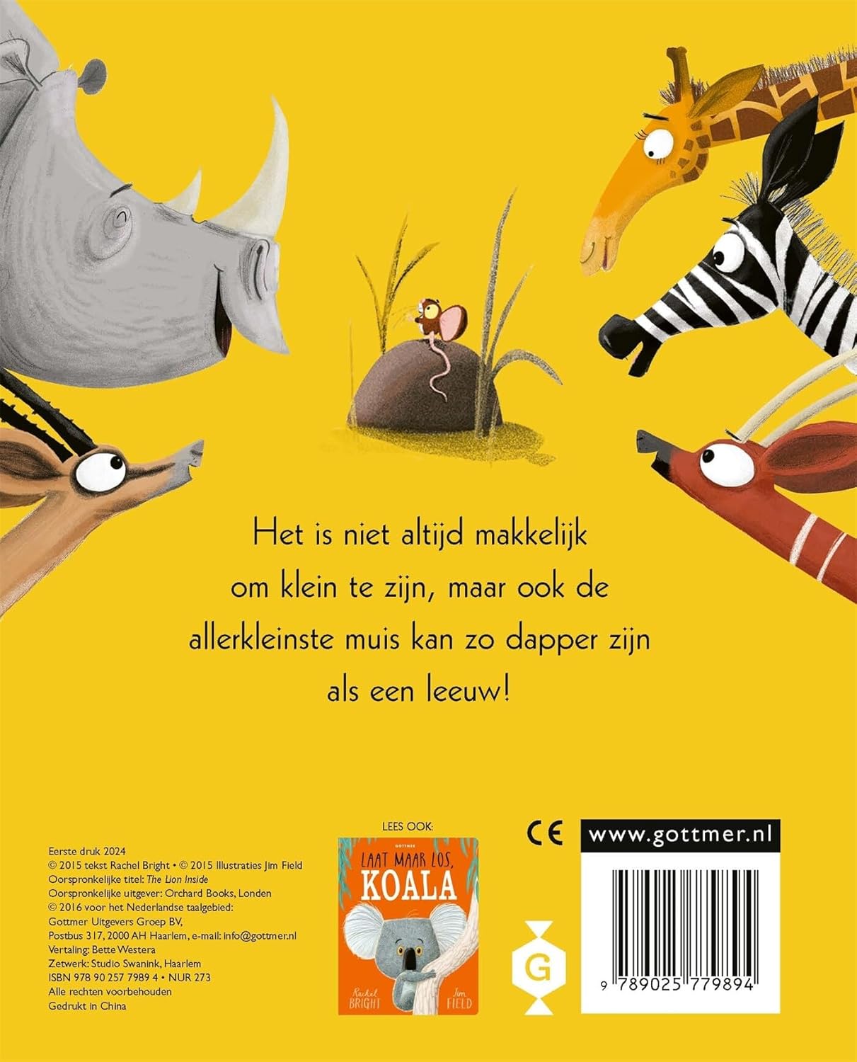 Gottmer Uitgevers Groep - Kartonboekje De leeuw in de muis