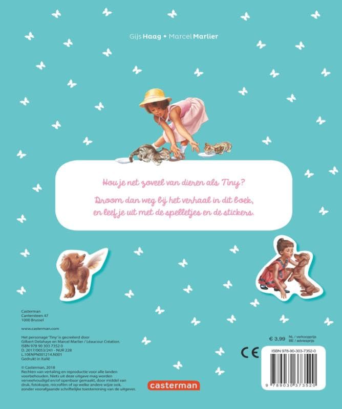 Standaard Uitgeverij - Tiny Stickerboek - Dieren