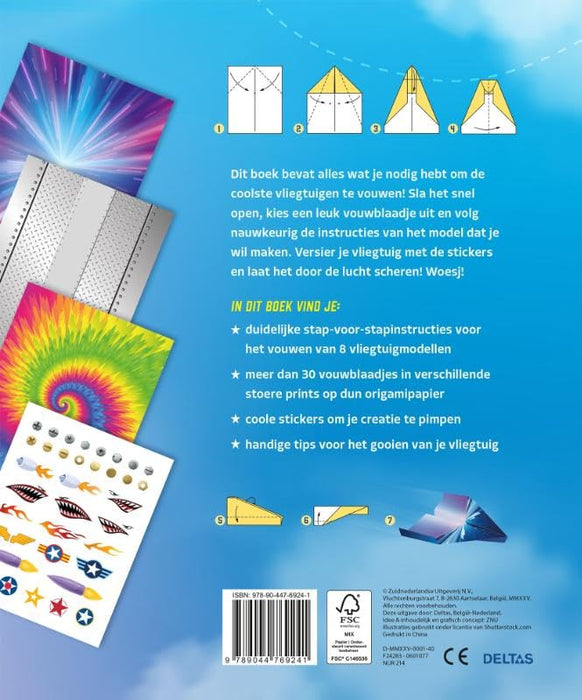 Deltas - Papieren Vliegtuigjes - Stap Voor Stap