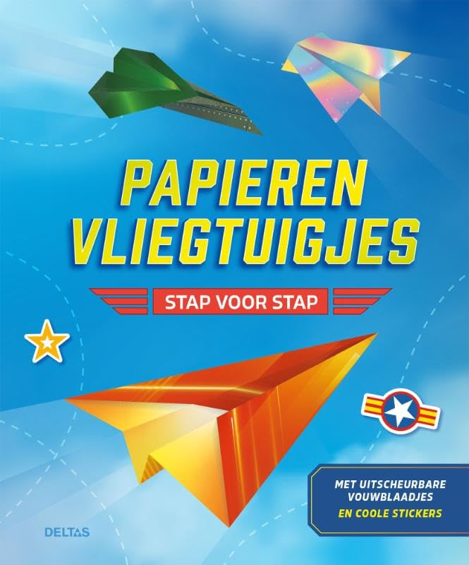 Deltas - Papieren Vliegtuigjes - Stap Voor Stap