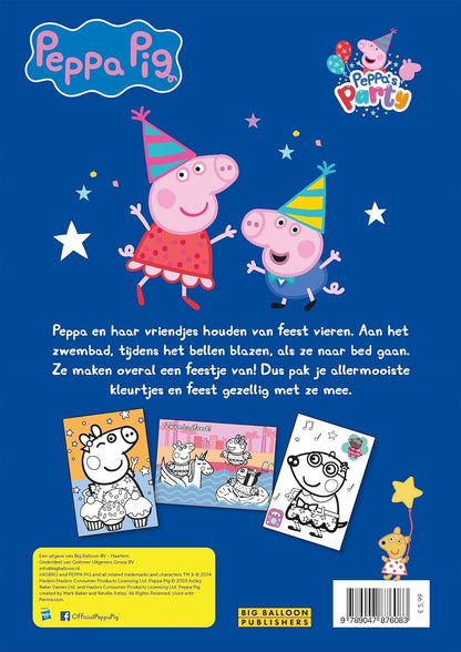 Peppa's feestkleurboek