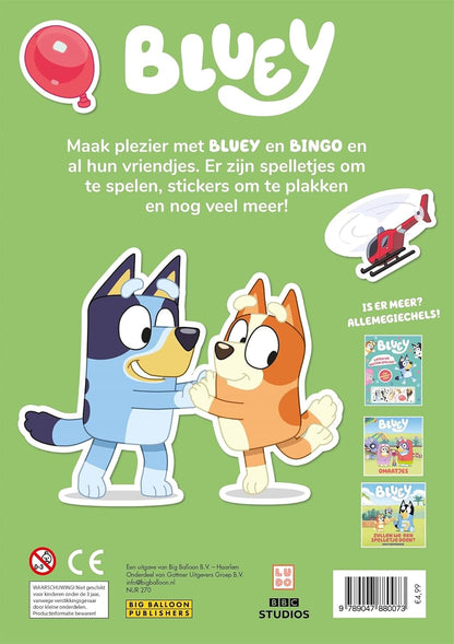 Big Balloon - Bluey en haar vriendjes Sticker Doeboek