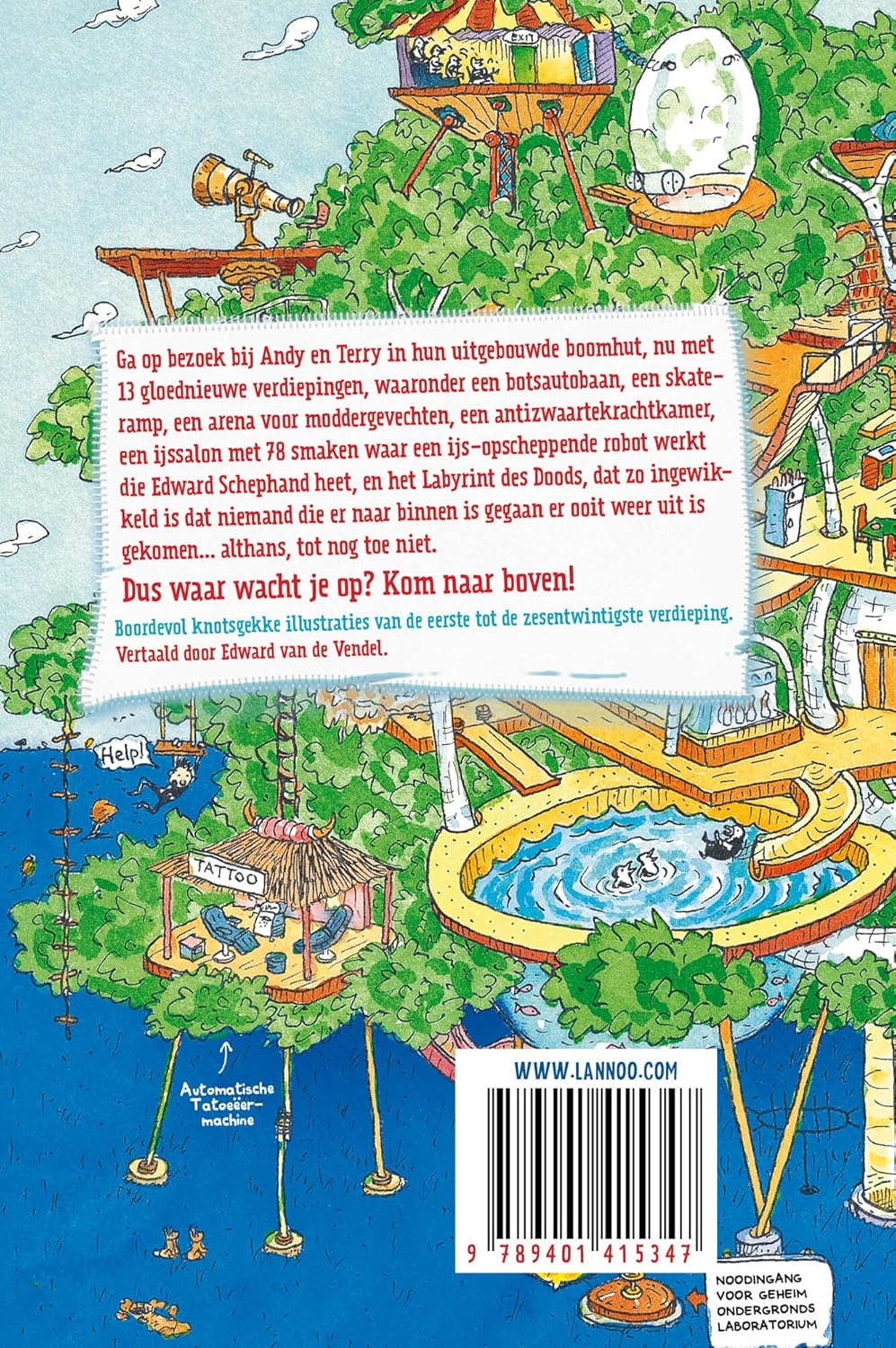 Centraal Boekhuis - De waanzinnige boomhut van 26 Verdiepingen