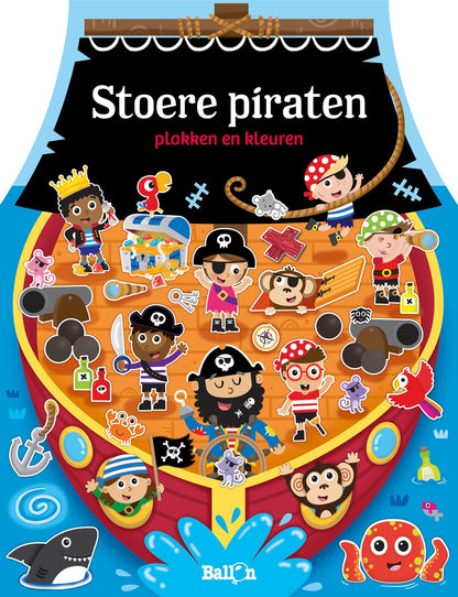 Wins Holland - Stoere piraten - Plakken en Kleuren