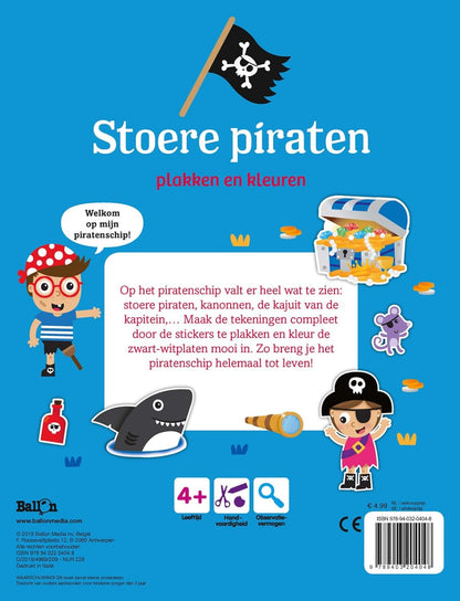 Wins Holland - Stoere piraten - Plakken en Kleuren