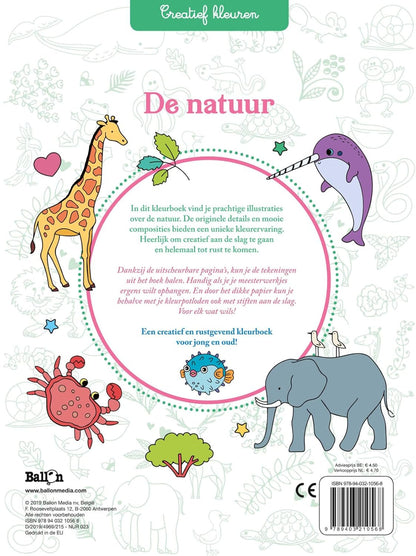 Standaard Uitgeverij - Creatief Kleuren - De Natuur