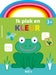 Ik plak en kleur 3+ (kikker groen