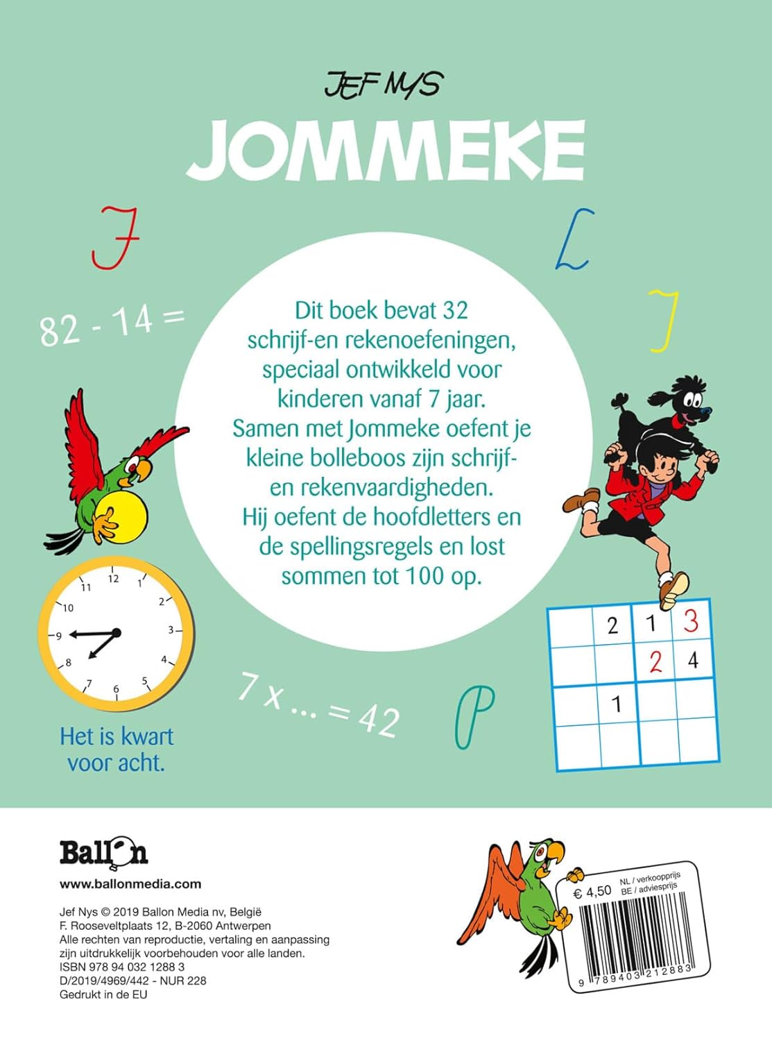 Ik kan al schrijven en rekenen (7+