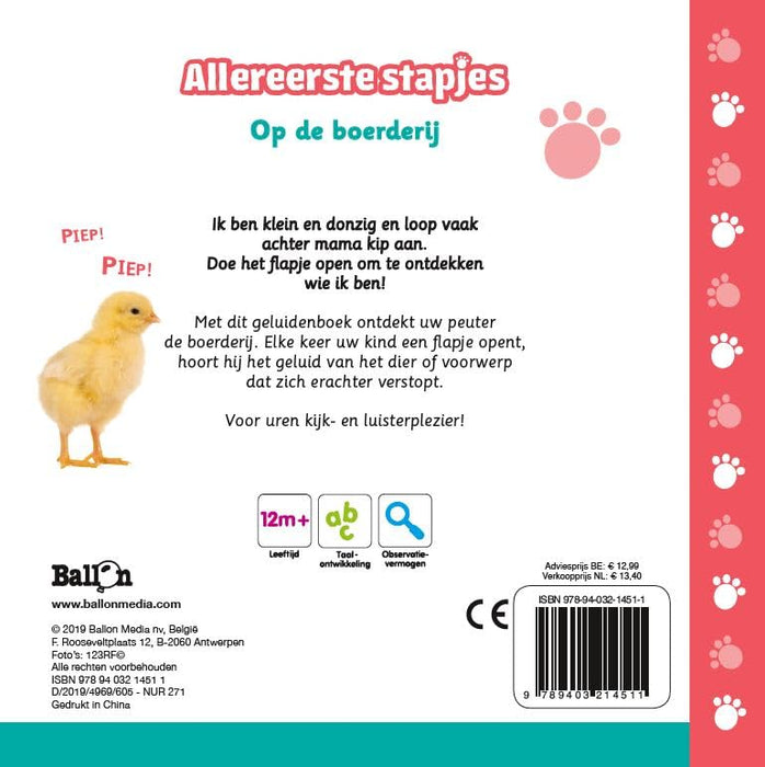 Standaard Uitgeverij - Geluidenboek - Op de Boerderij