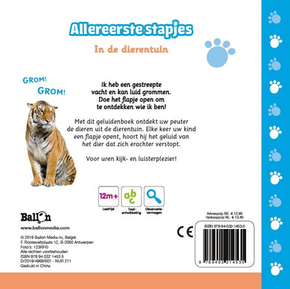 Standaard Uitgeverij - Geluidenboek - In de Dierentuin