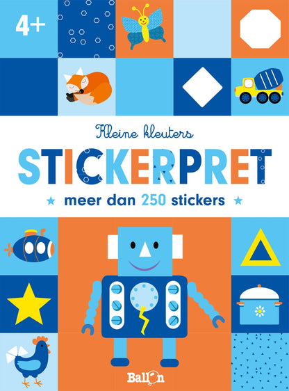 Standaard Uitgeverij - Kleine Kleuters Stickerpret Robot 4+