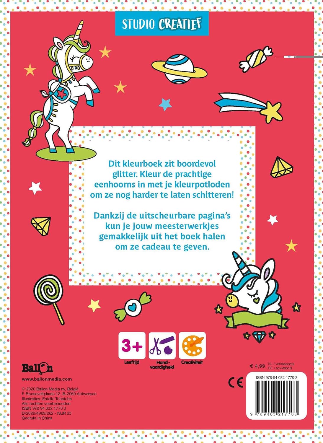 Standaard Uitgeverij - Mijn Glitterstickerboek - Eenhoorns