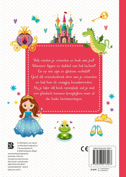 Standaard Uitgeverij - Vriendenboek Prinsessen