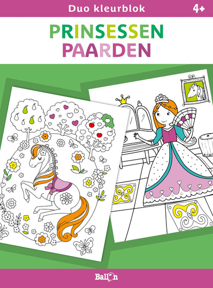 Standaard Uitgeverij - Duo kleurblokken - Prinsessen en Paarden