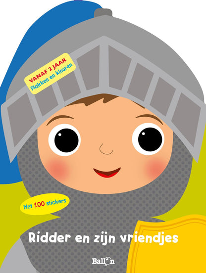 Standaard Uitgeverij - Plakken en Kleuren - Ridder en zijn vriendjes