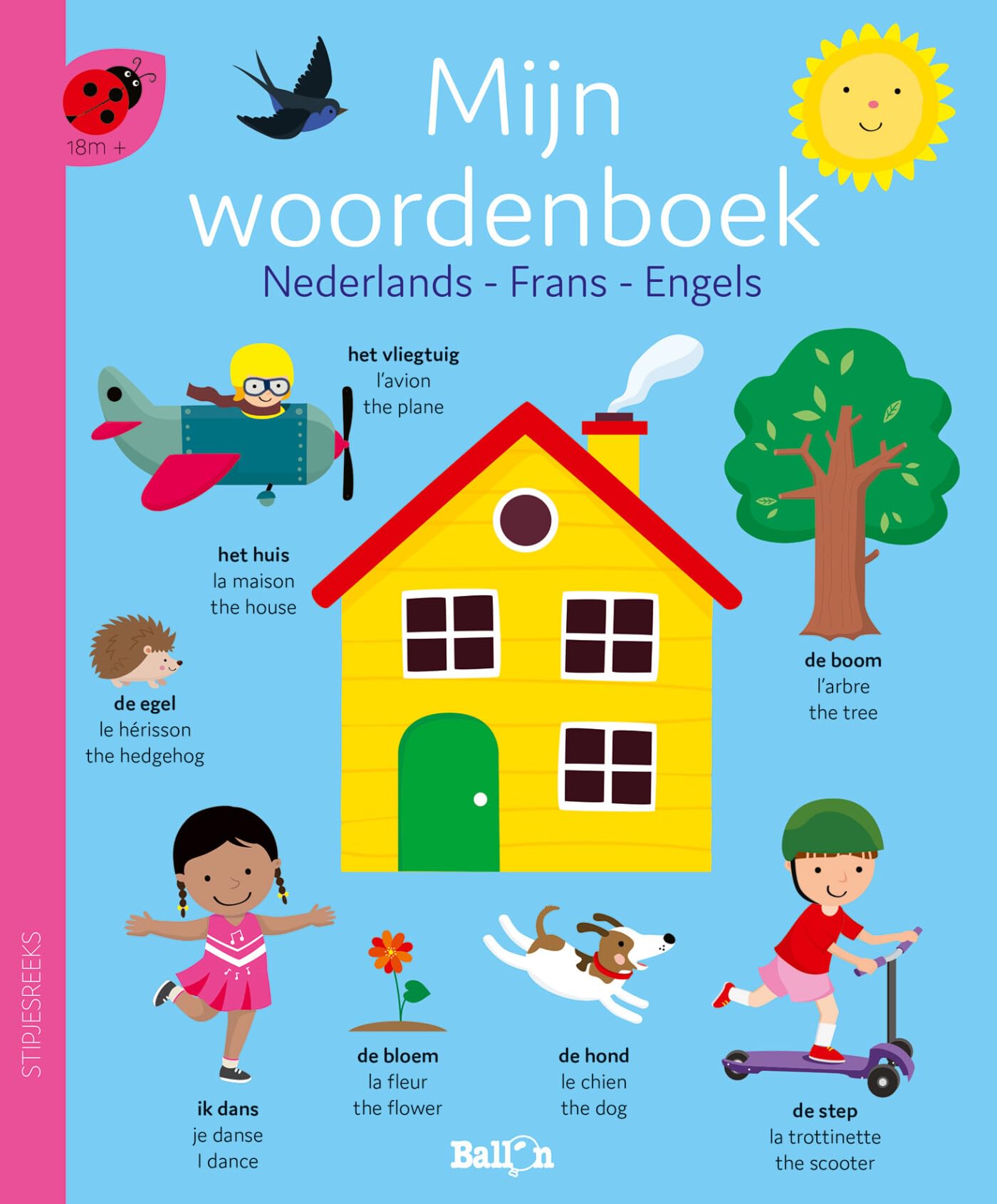Standaard Uitgeverij - Stipjesreeks Mijn Woordenboek - Nederlands Frans en Engels