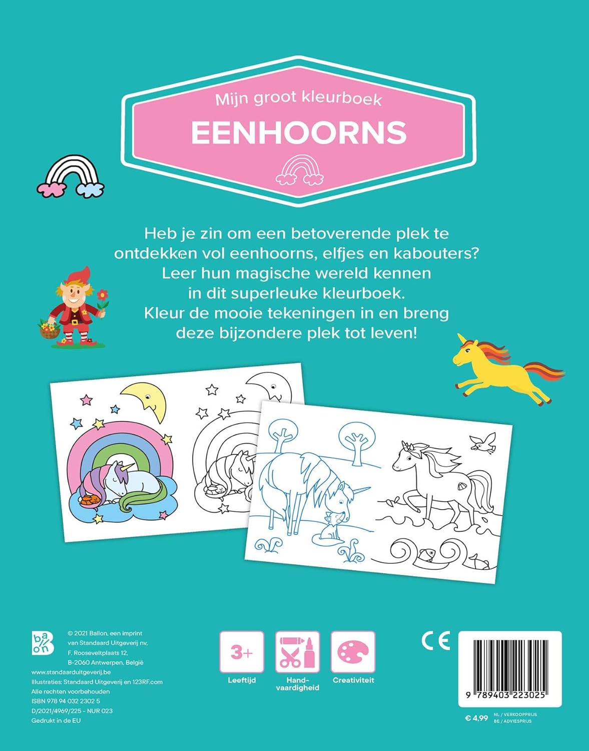 Standaard Uitgeverij - Mijn Groot Kleurboek - Eenhoorns