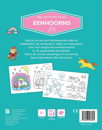 Standaard Uitgeverij - Mijn Groot Kleurboek - Eenhoorns