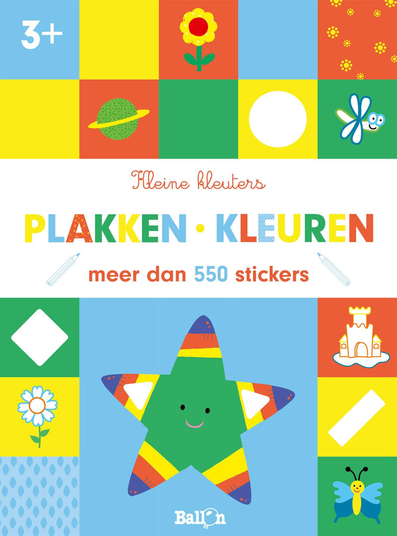 Standaard Uitgeverij - Kleine Kleuters Plakken en Kleuren (3+)