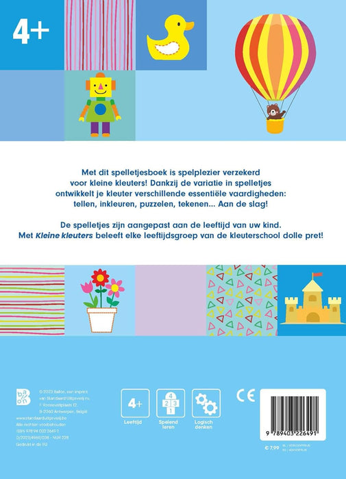 Standaard Uitgeverij - Kleine kleuters Spelletjesboek 4+