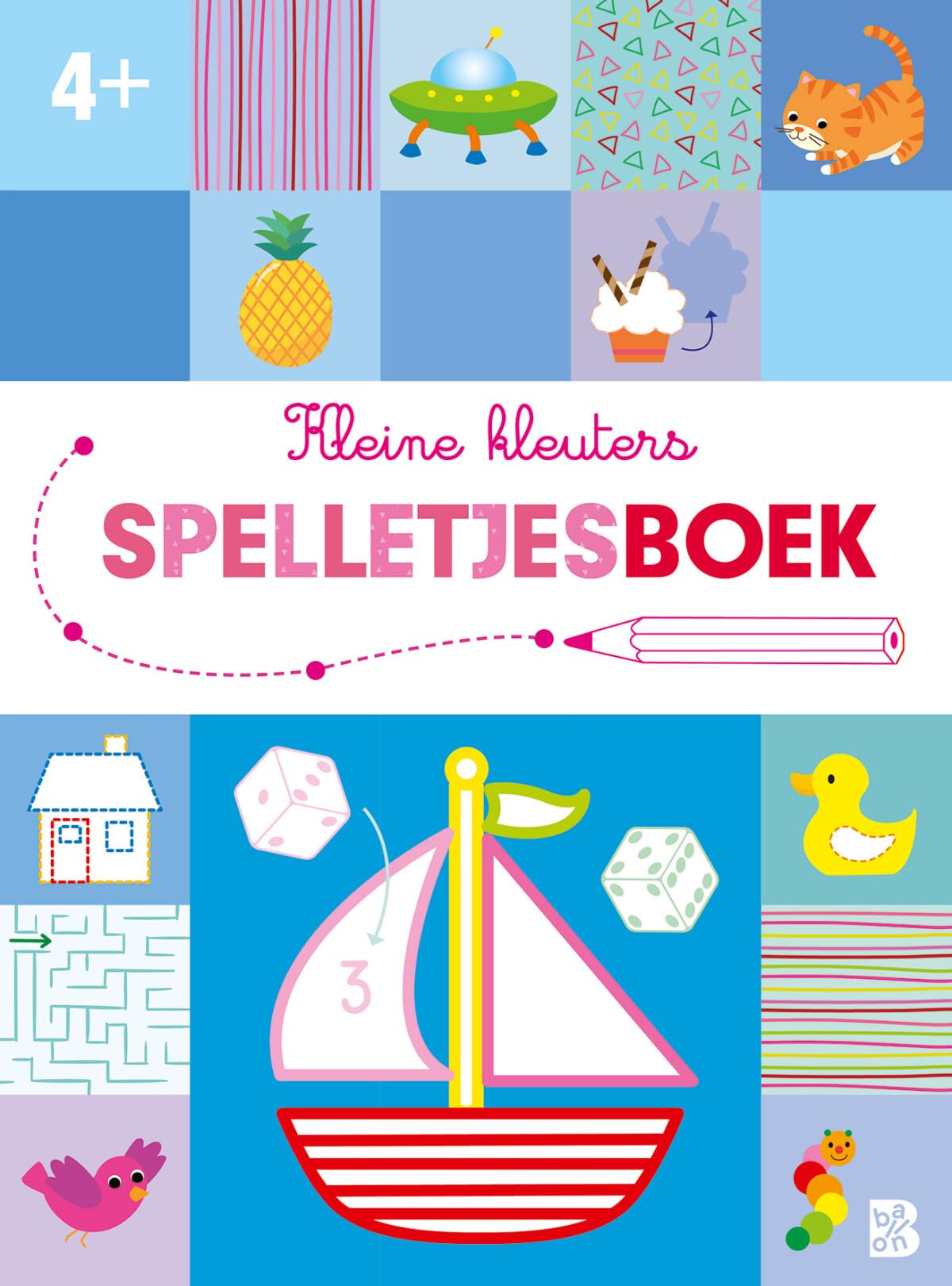 Standaard Uitgeverij - Kleine kleuters Spelletjesboek 4+