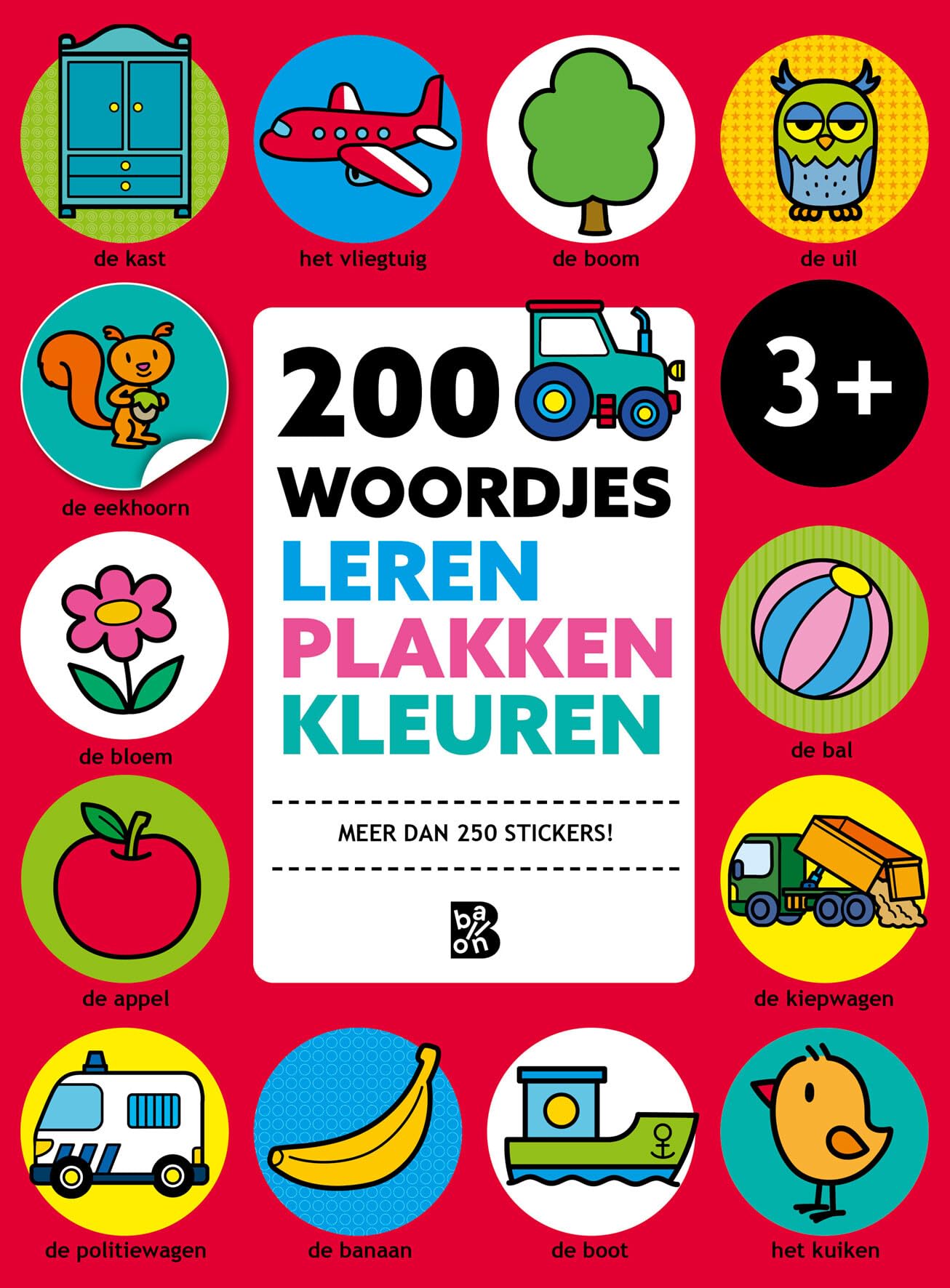 Standaard Uitgeverij - 200 Woordjes Leren Plakken en Kleuren