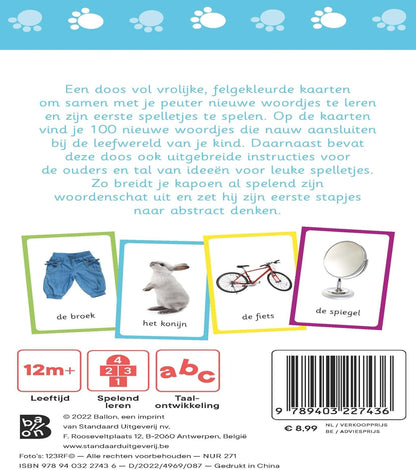 Standaard Uitgeverij - Kijk- en Speelkaarten Woordjes