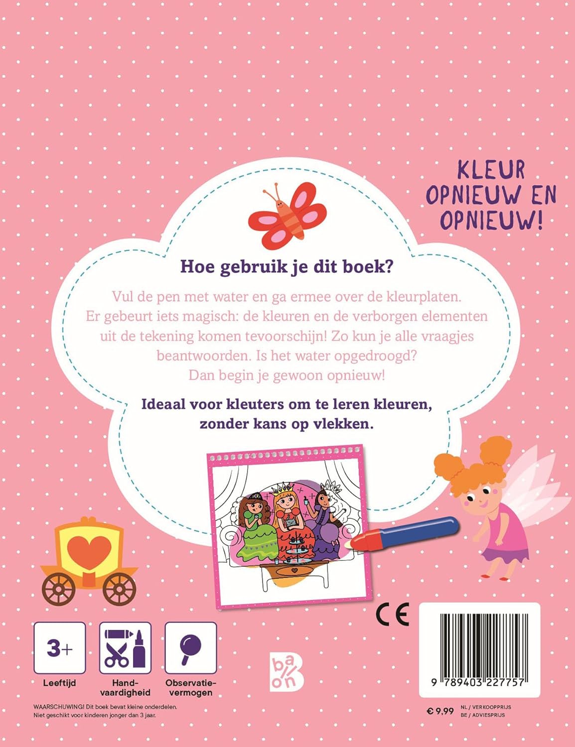Standaard Uitgeverij - Kleuren met Water - Prinsessen en Feeen
