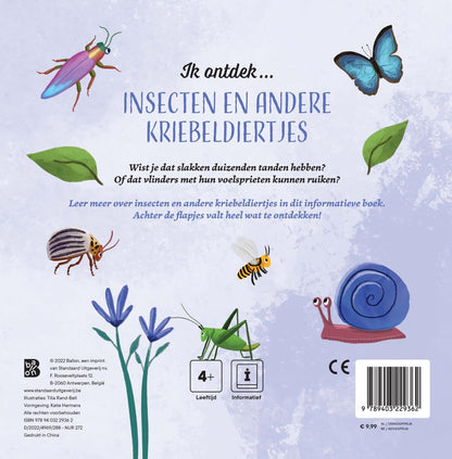 Standaard Uitgeverij - Flapjesboek - Ik ontdek insecten en andere kriebeldiertjes