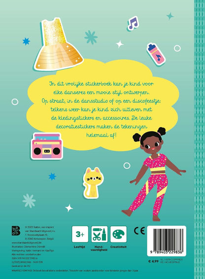 Standaard Uitgeverij - Stickerboek Fashionistas Junior Danseressen - 125 Stickers