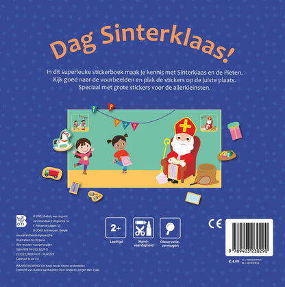 Dag Sinterklaas: stickerboek voor de kleintjes