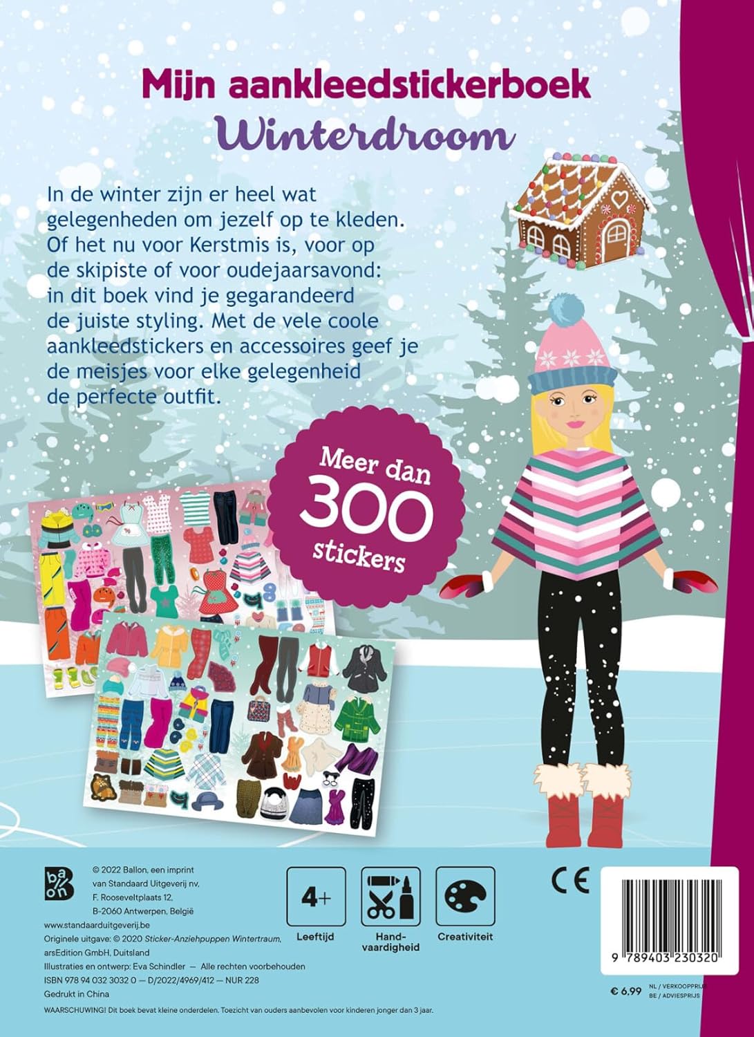 Standaard Uitgeverij - Mijn Aankleedstickerboek - Winterdroom
