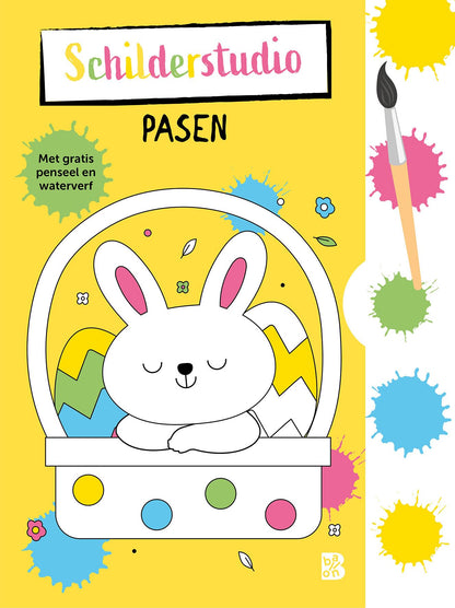 Pasen: Kleurboek met Verf en Penseel