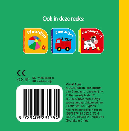 Standaard Uitgeverij - Duimelotjes Dieren - Kartonboekje
