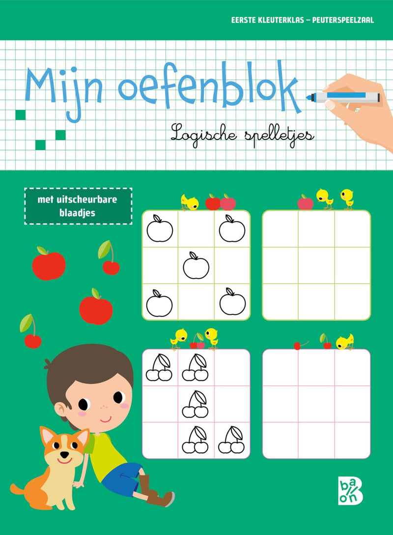 Mijn oefenblok: Logische spelletjes (Eerste kleuterklas - Peuterspeelzaal