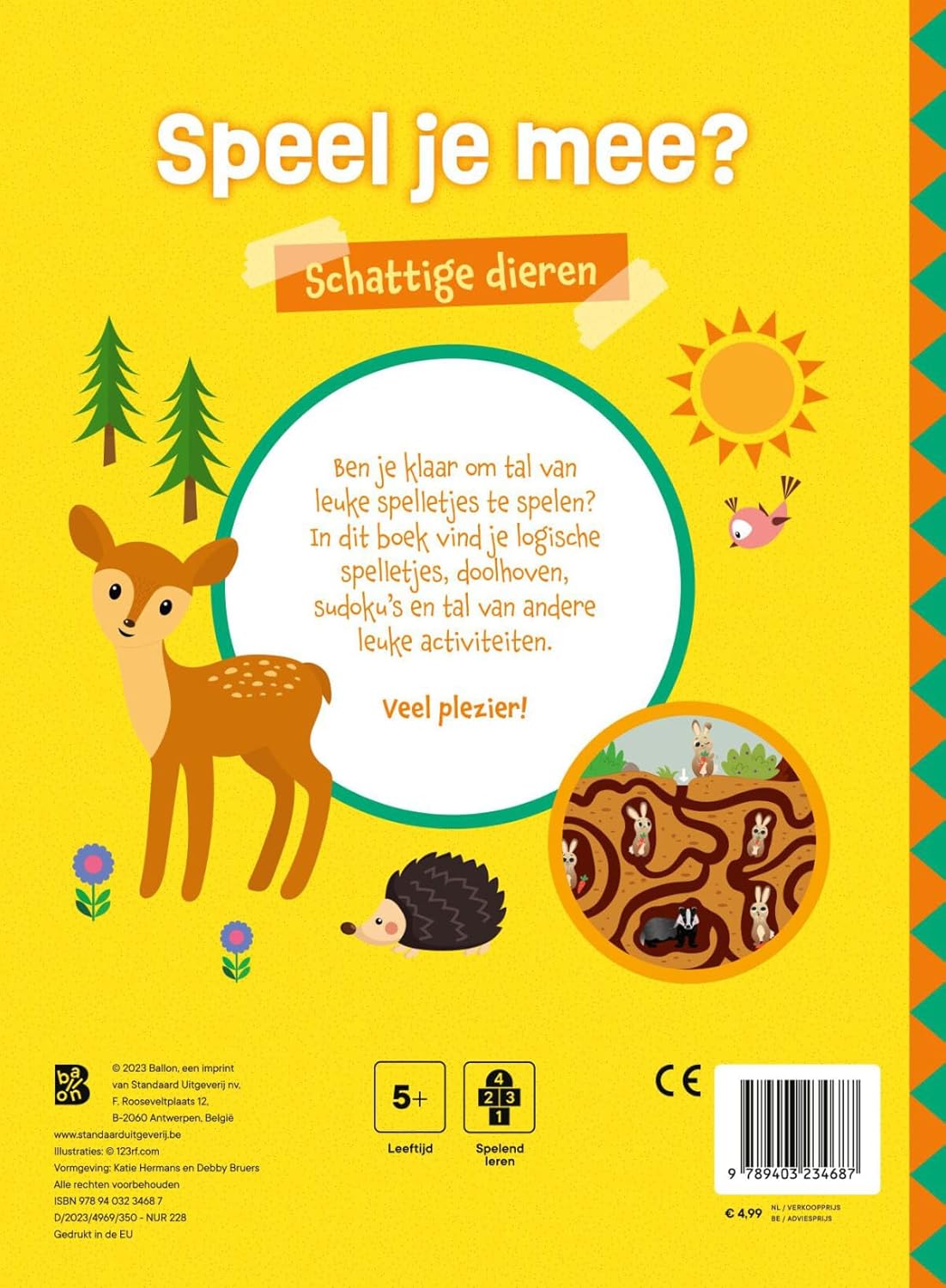 Standaard Uitgeverij - Speel je Mee? Schattige Dieren