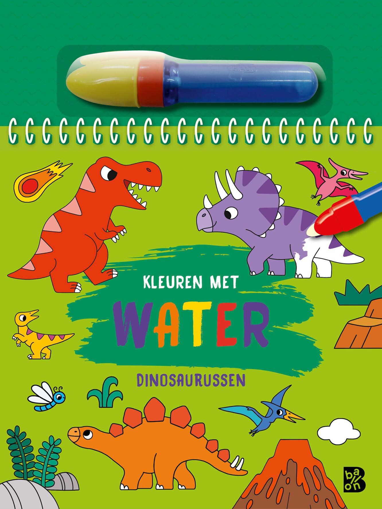 Standaard Uitgeverij - Kleuren met Water - Dinosaurussen