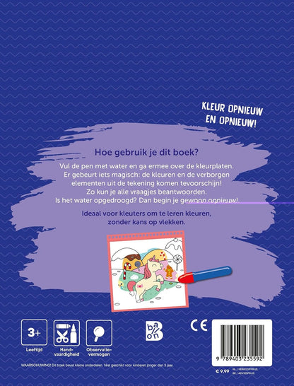 Standaard Uitgeverij - Kleuren met Water - Eenhoorns
