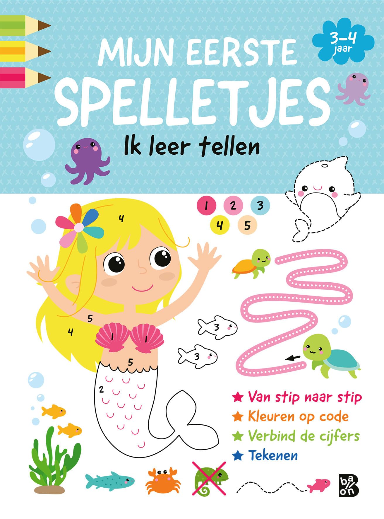 Standaard Uitgeverij - Mijn Eerste Spelletjes - Ik Leer Tellen 3-4 jaar