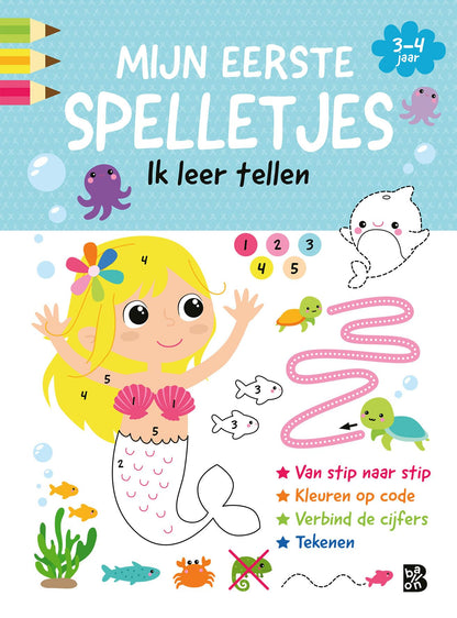 Standaard Uitgeverij - Mijn Eerste Spelletjes - Ik Leer Tellen 3-4 jaar