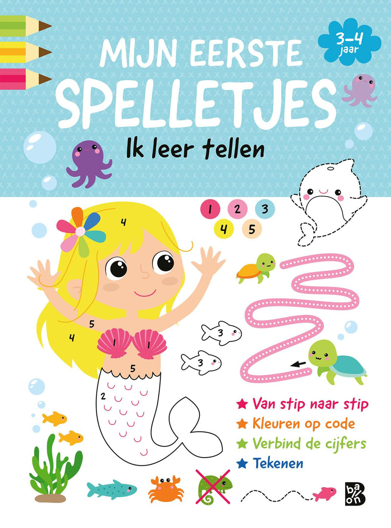 Standaard Uitgeverij - Mijn Eerste Spelletjes - Ik Leer Tellen 3-4 jaar