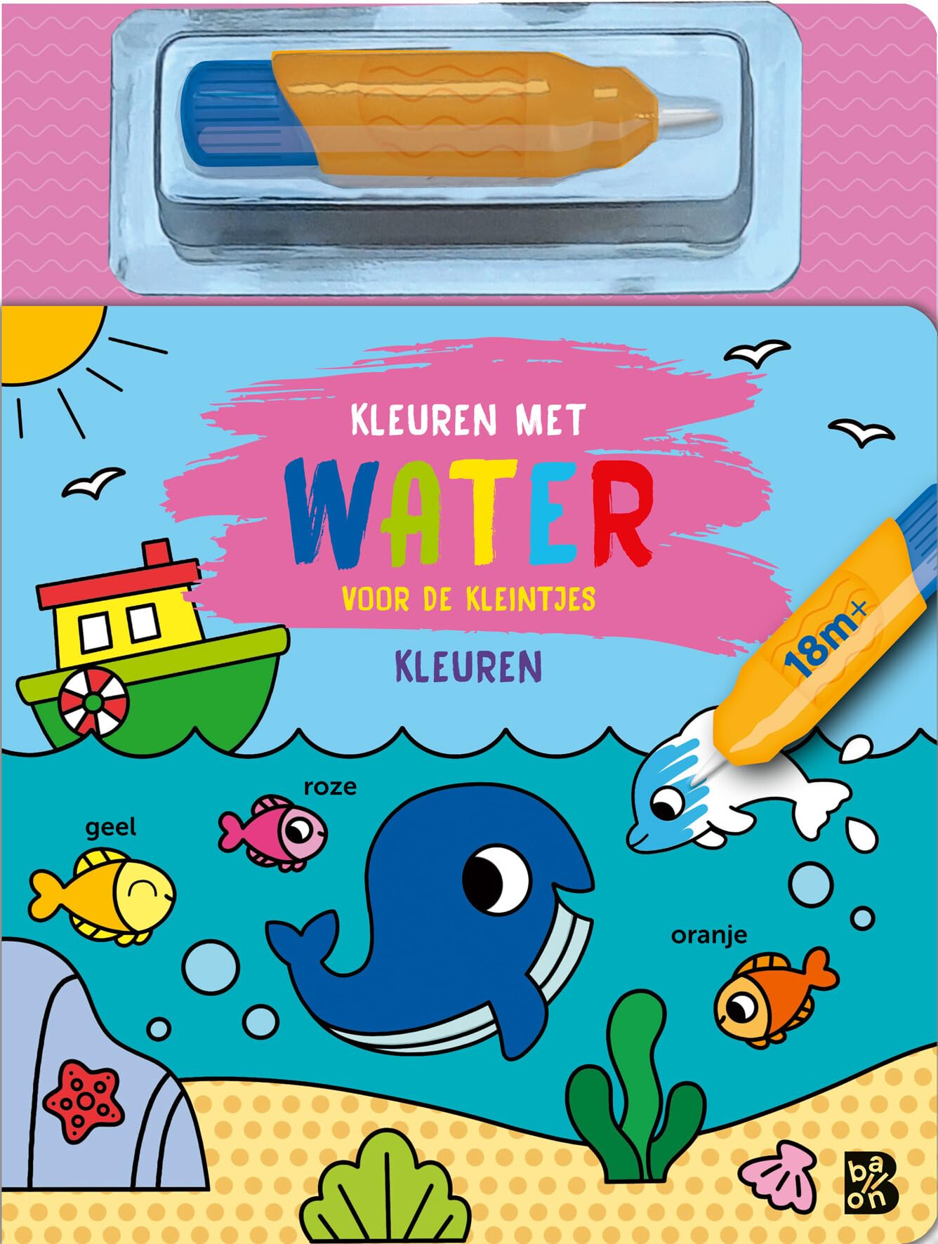 Standaard Uitgeverij - Kleuren met Water Voor de Kleintjes Kleuren 18m+
