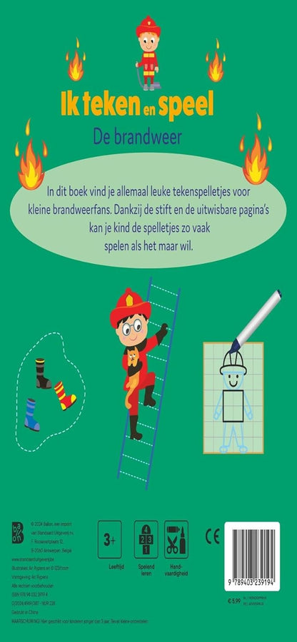 Standaard Uitgeverij - Ik Teken en Speel - Brandweer