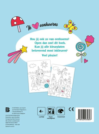 Standaard Uitgeverij - Groot kleurboek Eenhoorns