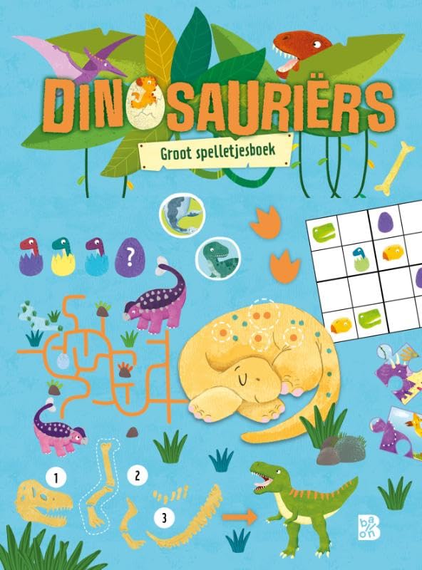 Standaard Uitgeverij - Groot Spelletjesboek Dinosauriers