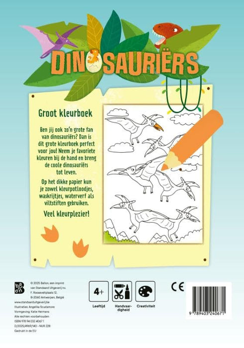 Standaard Uitgeverij - Groot Kleurboek Dinosauriers