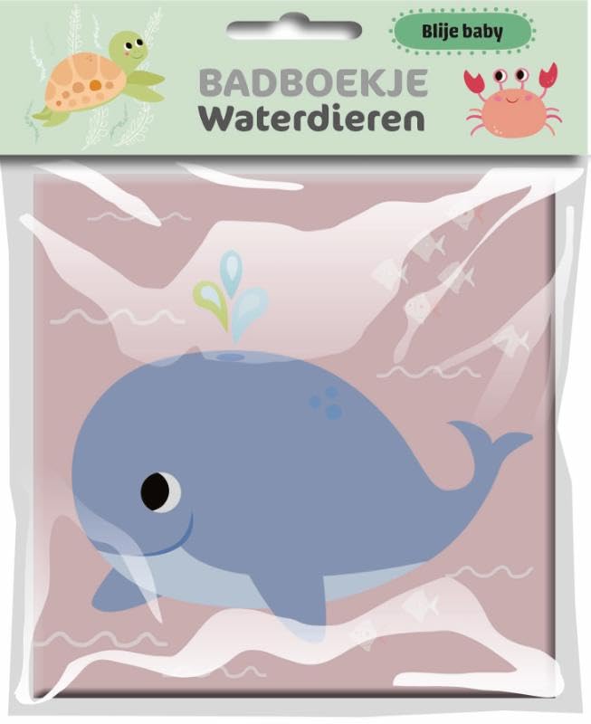 Blije baby: Waterdieren (badboekje